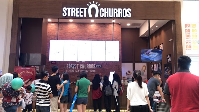 Perasmian Pembukaan Street Churros Malaysia Outlet ke 17 di Aeon Mall Seremban 2 Bersama Tomok